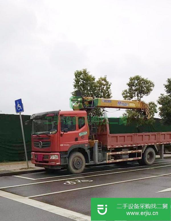湖北出售二手8噸徐工雙聯(lián)泵隨車吊