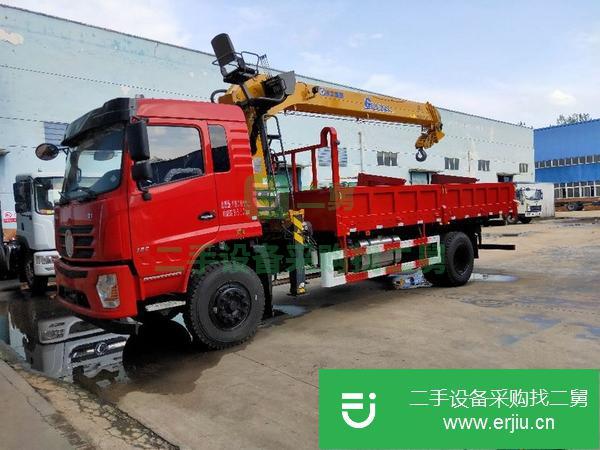 寧夏出售二手東風暢行單橋8噸隨車吊
