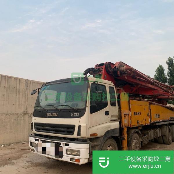 山東出售二手五十鈴48米泵車