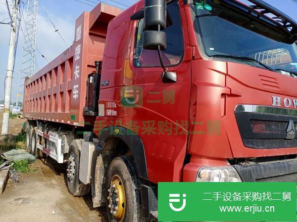 山東出售二手豪沃前四后八 8米自卸車