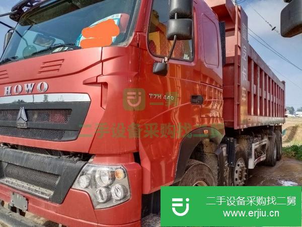 山東出售二手豪沃前四后八 8米自卸車