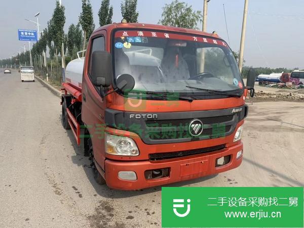 山東出售二手福田5噸灑水車