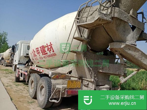 山東出售二手后八輪攪拌車 大14方 345馬力