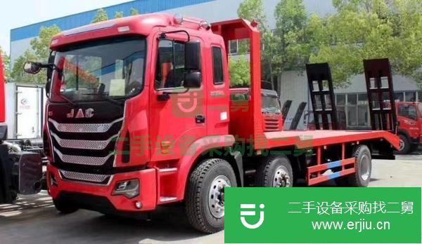 陜西出售二手挖機平板運輸車