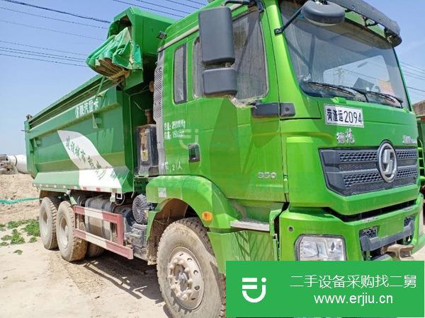 山東出售二手德龍后八輪 5.8米自卸車