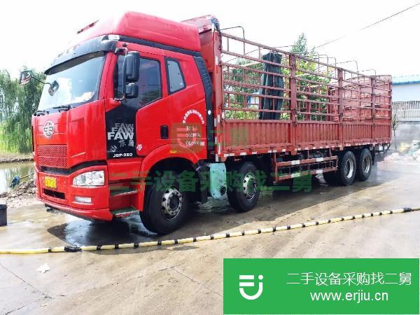 山東出售二手一汽解放J6P高欄載貨車
