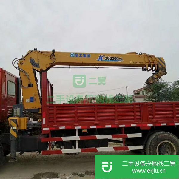 湖北出售二手徐工8噸隨車吊