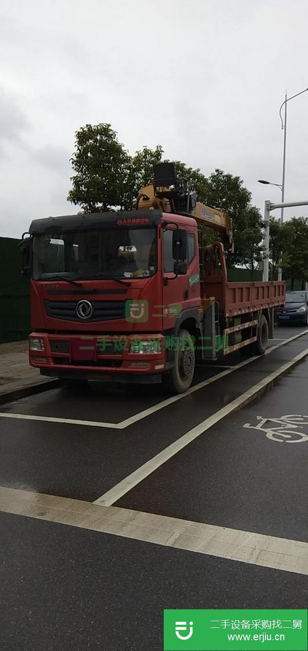湖北出售二手徐工8噸雙聯(lián)泵隨車吊
