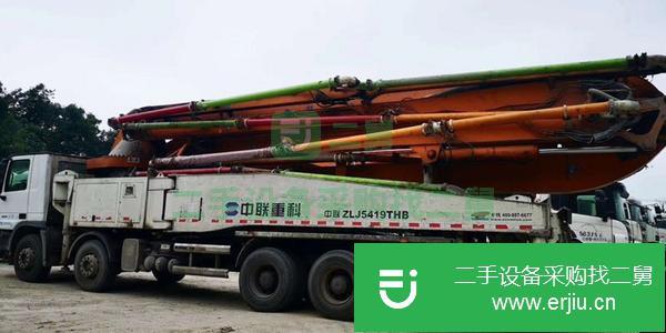 河北出售二手中聯52米泵車
