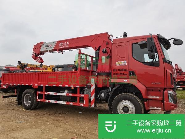 浙江出售二手長興10噸5節臂隨車吊