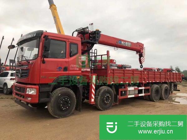 湖北出售二手東風前四后八隨車吊