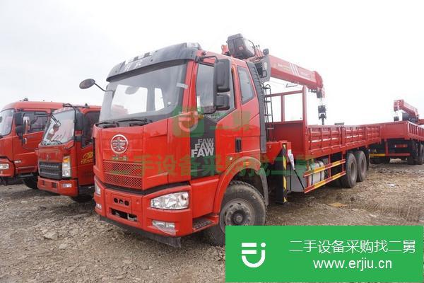 江蘇出售二手解放12噸隨車吊