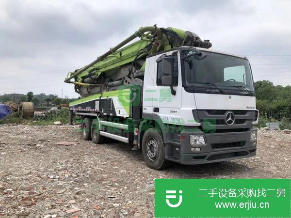 湖南出售二手國五中聯三橋49米泵車
