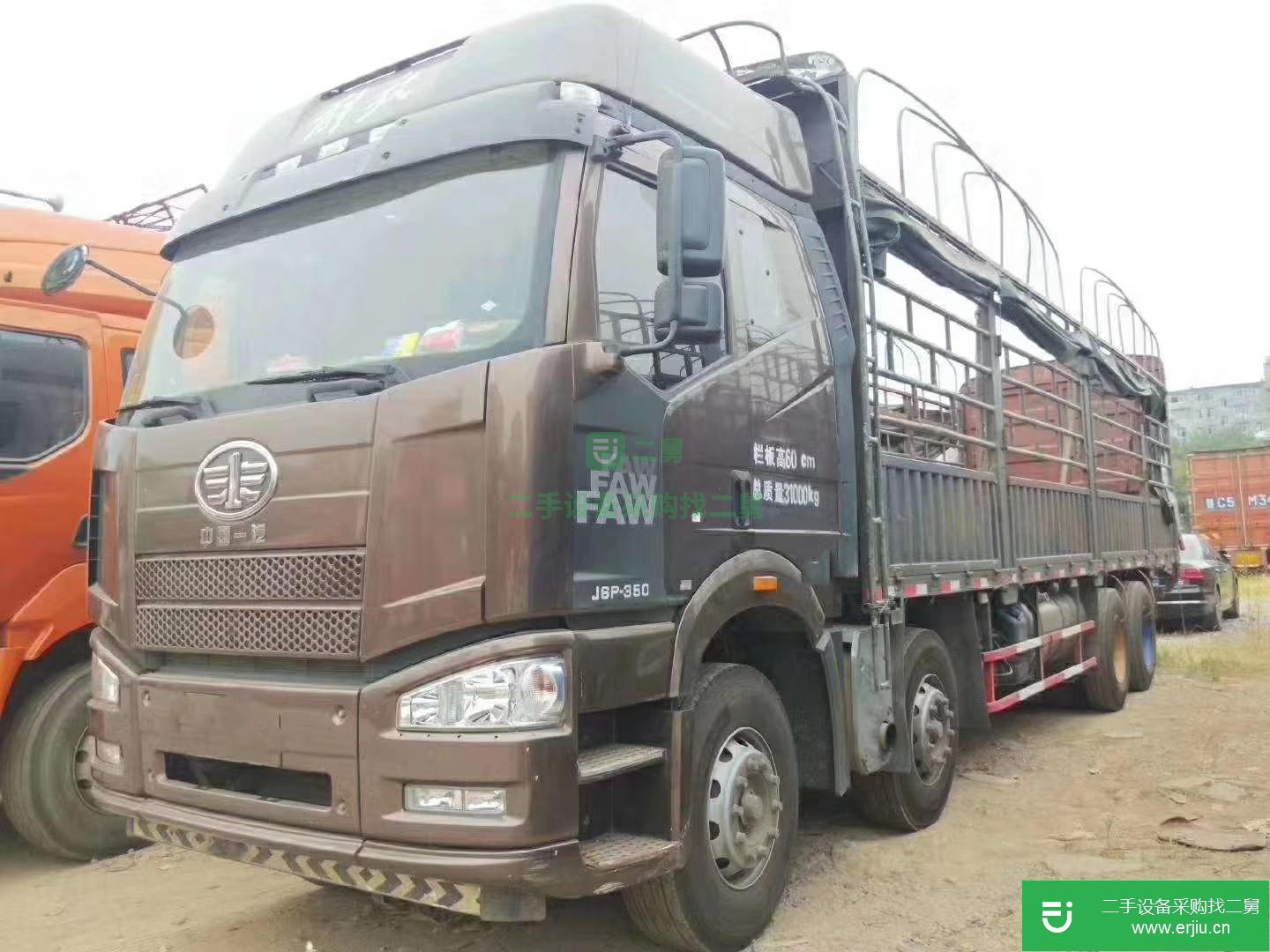 江西出售二手解放J6P高欄載貨車
