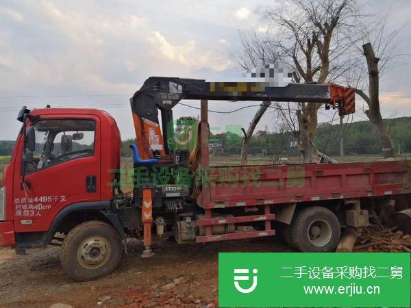 廣西出售二手大運五噸隨車吊