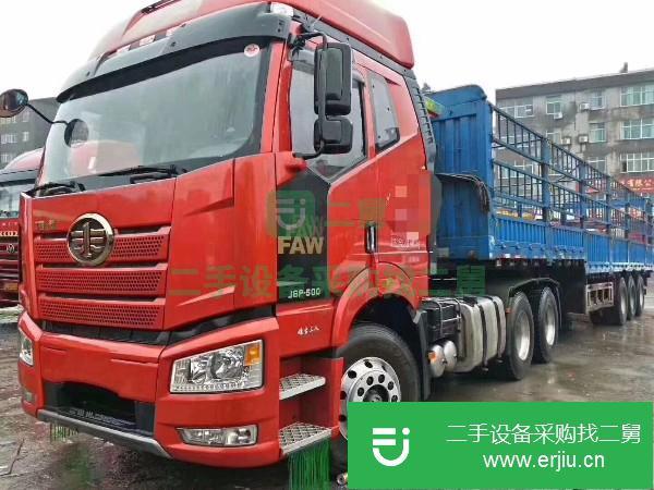 江西出售二手一汽解放J6P半掛車