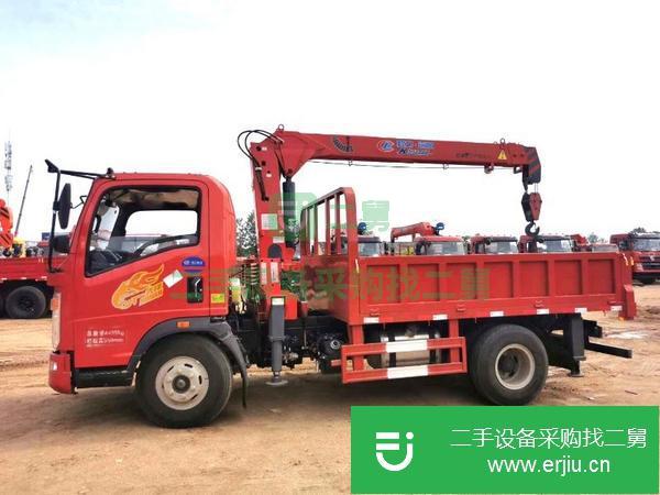 浙江出售二手程力3.5噸3節(jié)臂隨車吊
