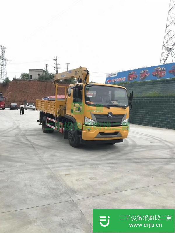貴州出售二手福田瑞沃6.3噸隨車吊
