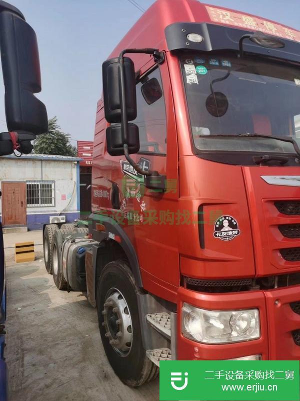 河北出售二手解放牽引車，375馬力雙驅