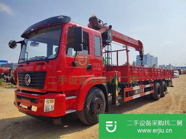 貴州出售二手東風6.3噸隨車吊