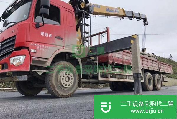 江西出售二手徐工后八輪12噸隨車吊