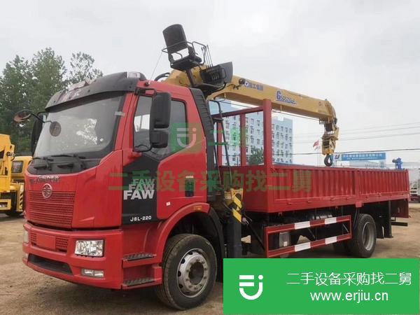 新疆出售二手解放單橋隨車吊