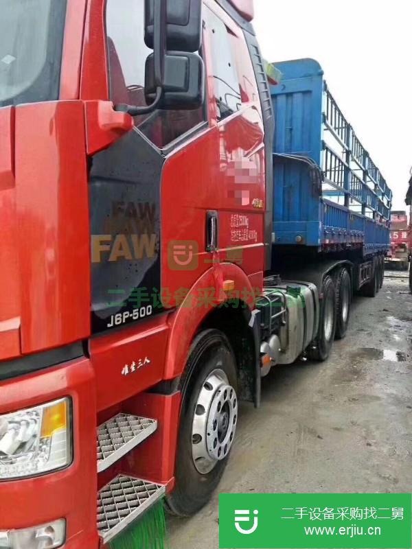 江西出售二手一汽解放J6P半掛車