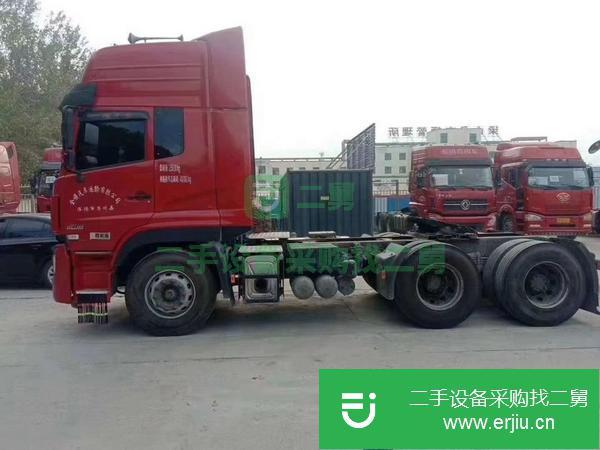 山東出售二手東風天龍牽引車，420馬力雷諾發動機輪胎九成新