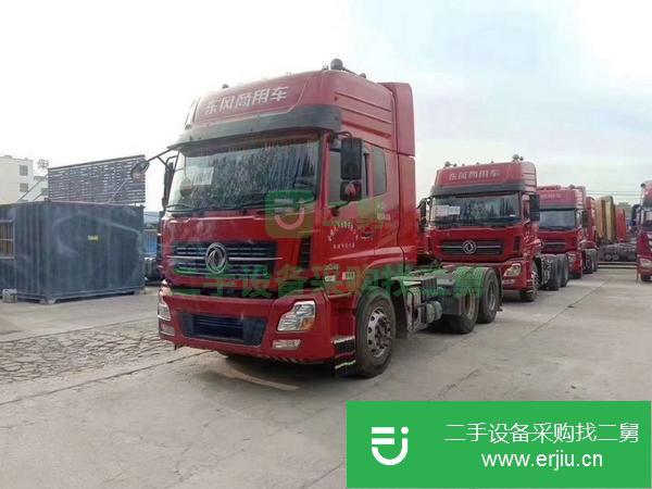 山東出售二手東風天龍牽引車，420馬力雷諾發動機輪胎九成新