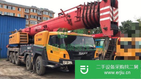 山西出售二手三一吊車100噸，手續齊全