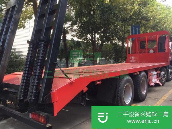 天津出售二手解放悍V前四后八平板運輸車