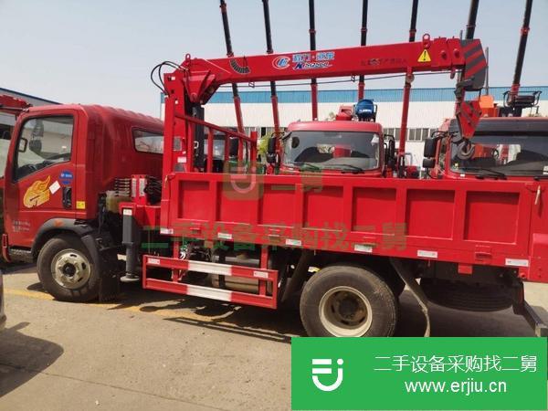 四川出售二手豪曼3.5噸隨車吊