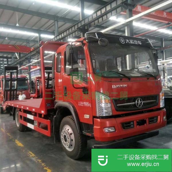廣東出售二手解放單橋6米8平板運輸車