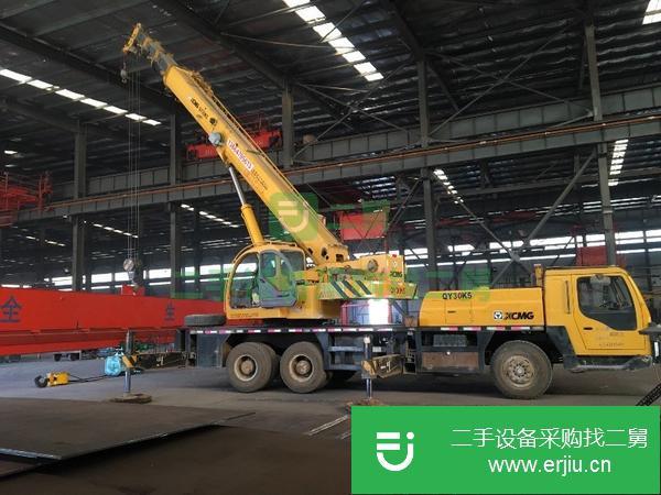 內蒙古出售二手徐工25噸5節臂吊車