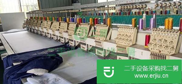 江蘇出售二手16頭400大宇繡花機(jī)