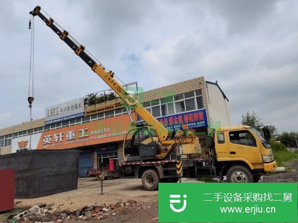 河南出售二手森源八噸五節(jié)大臂吊車