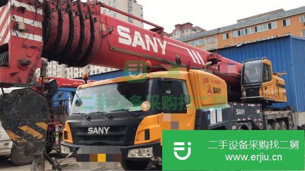山西出售二手三一吊車100噸，手續齊全