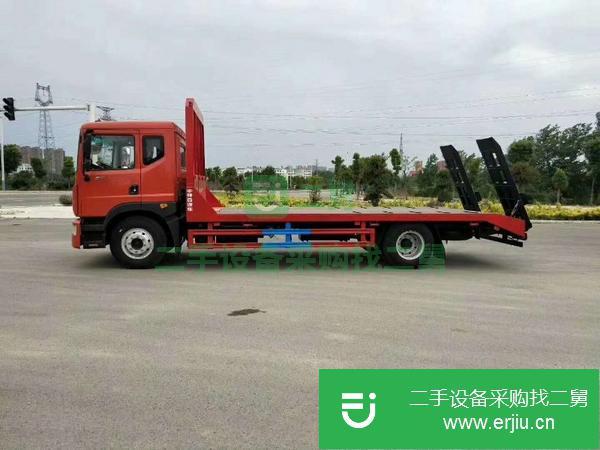 甘肅出售二手挖機平板運輸車
