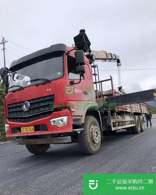 江西出售二手徐工后八輪12噸隨車吊