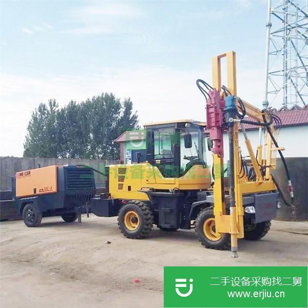山東出售二手公路護(hù)欄打樁機(jī)