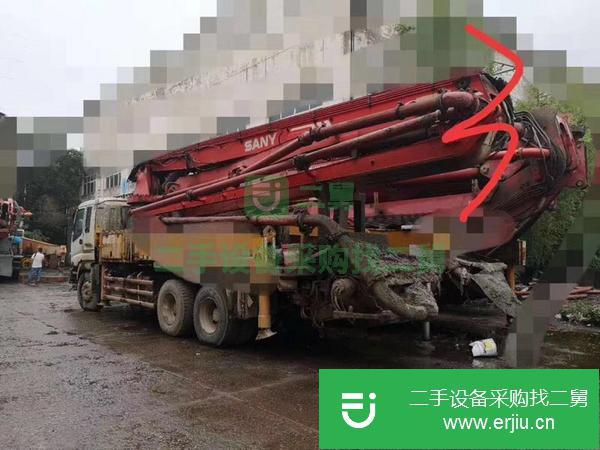 湖南出售二手五十鈴37米泵車