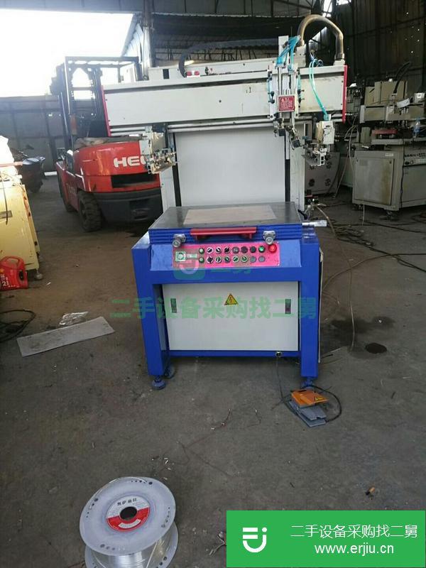 山東出售二手半自動升降絲印機5070臺面