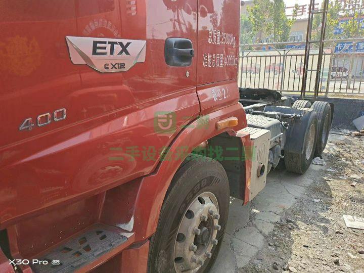 出售二手牽引車矮頂歐曼ETX400馬力國五排放限高神器