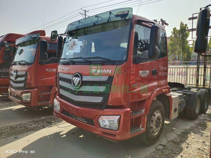 出售二手牽引車矮頂歐曼ETX400馬力國五排放限高神器