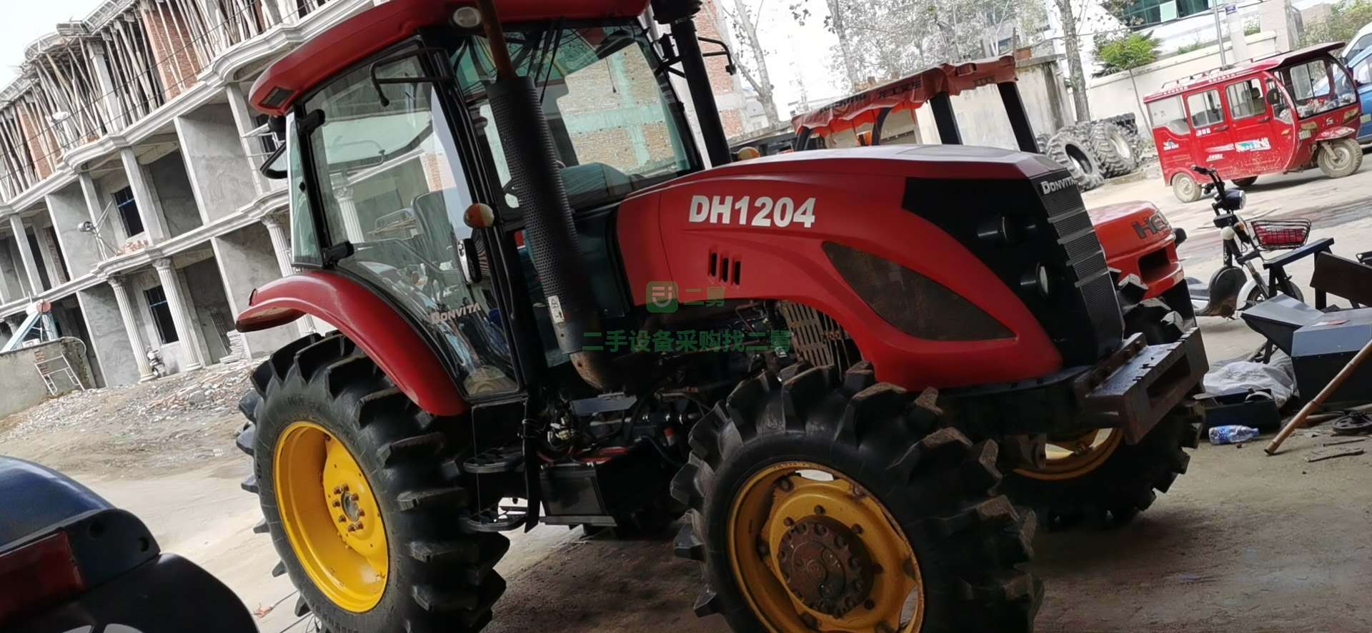 出售一臺2016年東禾1204拖拉機，6缸發動機，車況精品，價格便宜