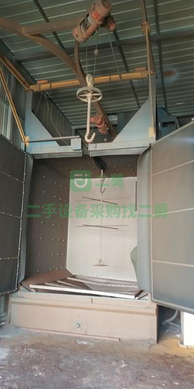 出售一臺寬三米高三米雙鉤一噸帶變頻器5.5拋丸機