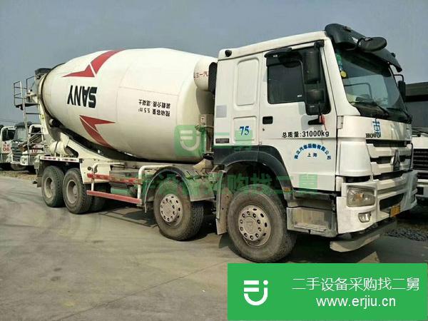山西出售二手豪沃大18方攪拌車