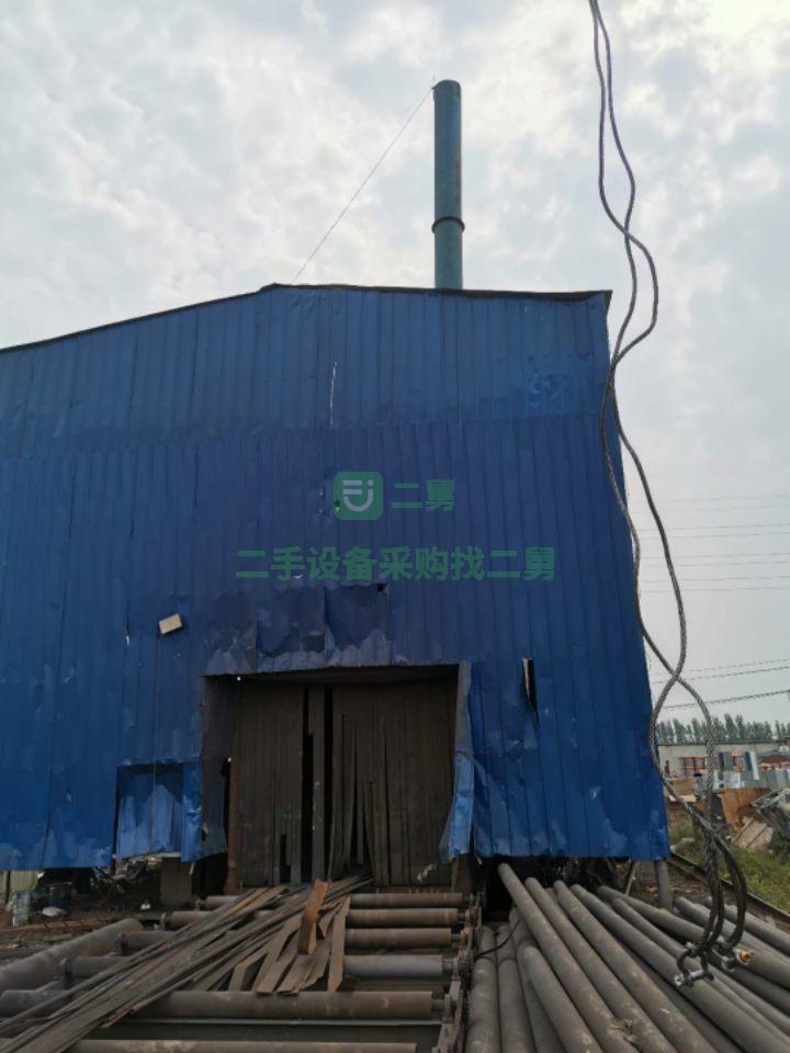 出售江蘇生產(chǎn)2825型號通過式拋丸機(jī)，兩個脈沖除塵器。