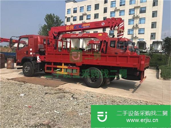 新疆出售二手東風(fēng)特商5噸隨車吊