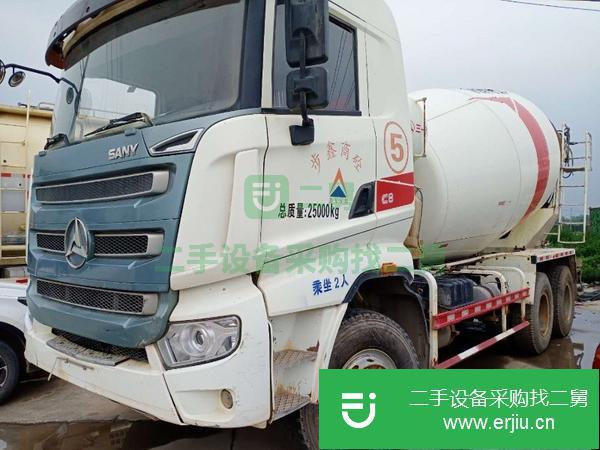 山東出售二手國五后八輪三一攪拌車 大12方 340馬力